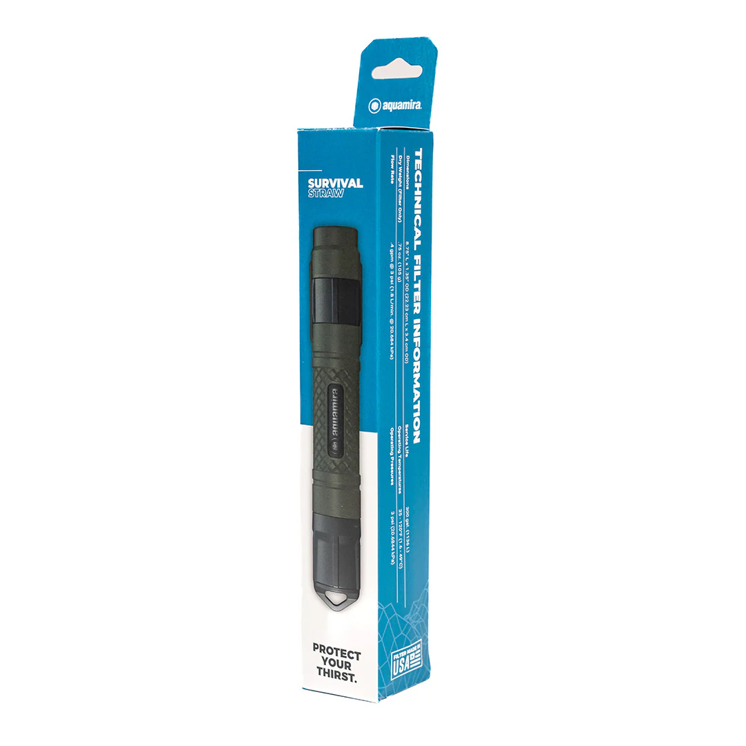 Aquamira survival straw